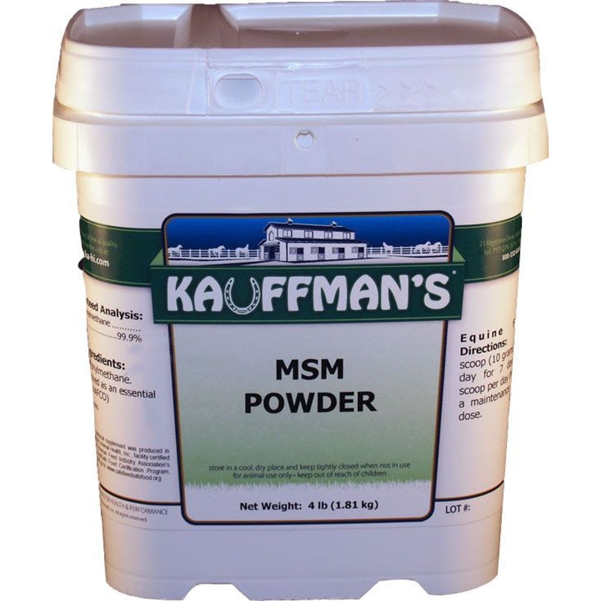 Kauffmans MSM Powder 1 lb