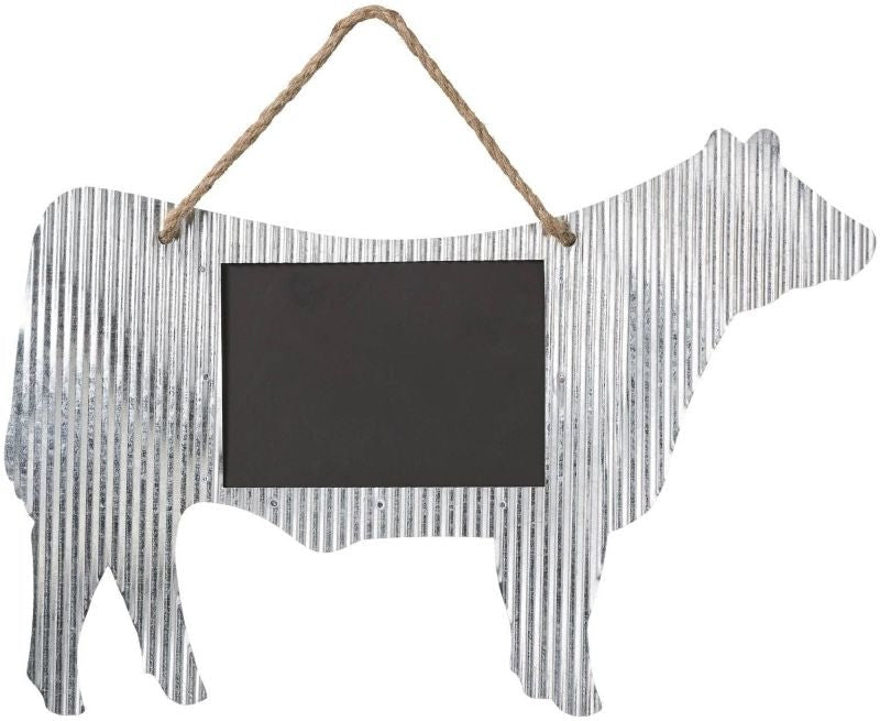 Corrugated Steer Frame/Chalk