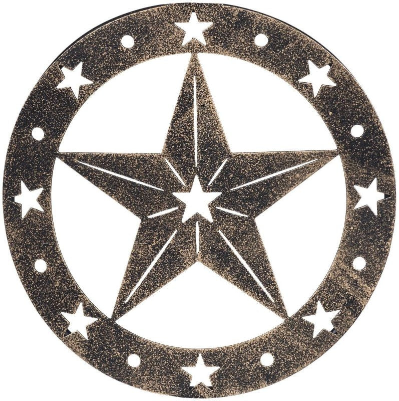 Star Stool Motiff Black/Bronze