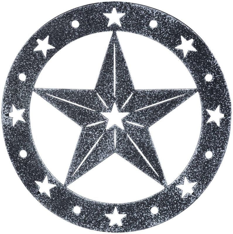 Star Stool Motiff Black/Silver