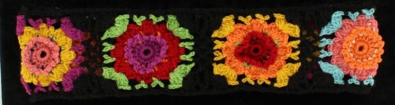 Crochet Flower Headband