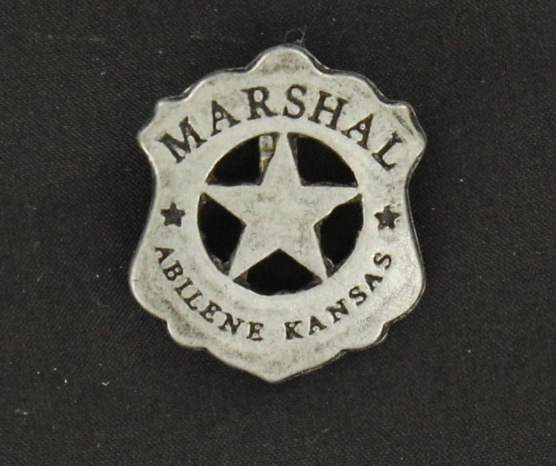 Abilene Kansas Toy Marshall Badge Pin