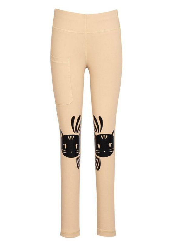 Tuffrider Stella Girls Riding Tights Large Safari