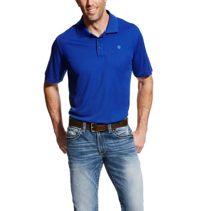 Ariat Mens Tek Polo XXXL Sapphire
