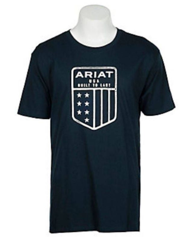 Ariat Mens Us Shield Tee Black XX-Large