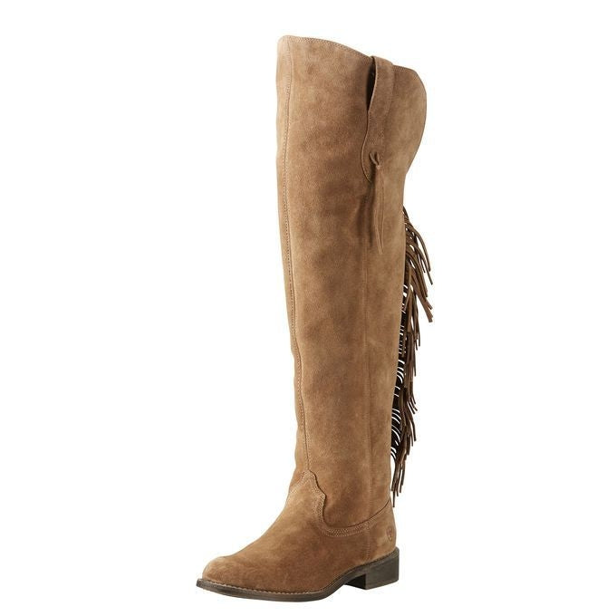 Ariat Ladies Farrah Fringe Dirty 11B Tan Suede