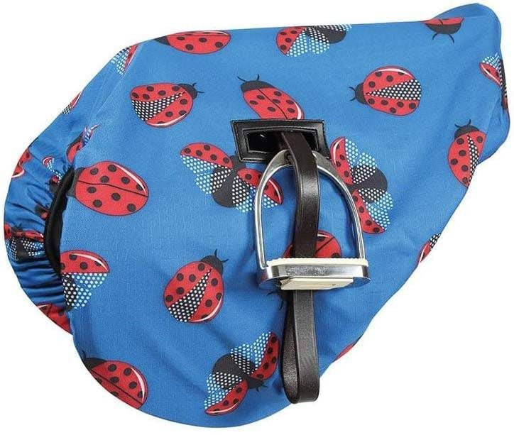 Shires Waterproof Ride On Saddle Cover Ladybug