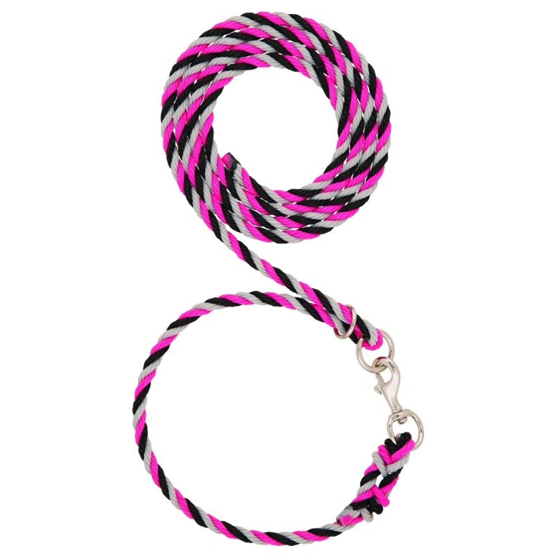 Livestock Adjustable Poly Neck Rope 1/2 x 10ft Brn