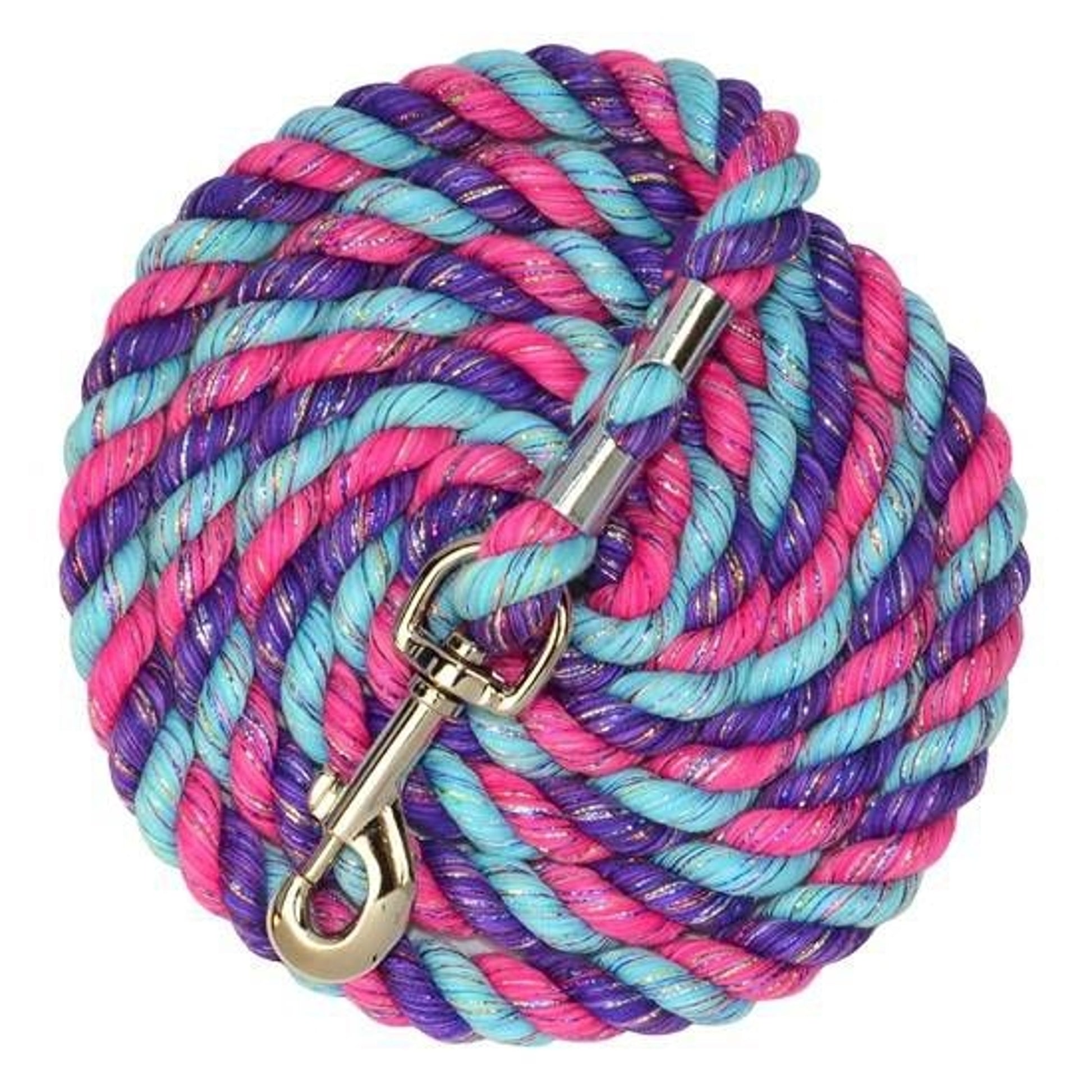 Perrifts Neon Colored Lead 6Ft Turquoise Pink