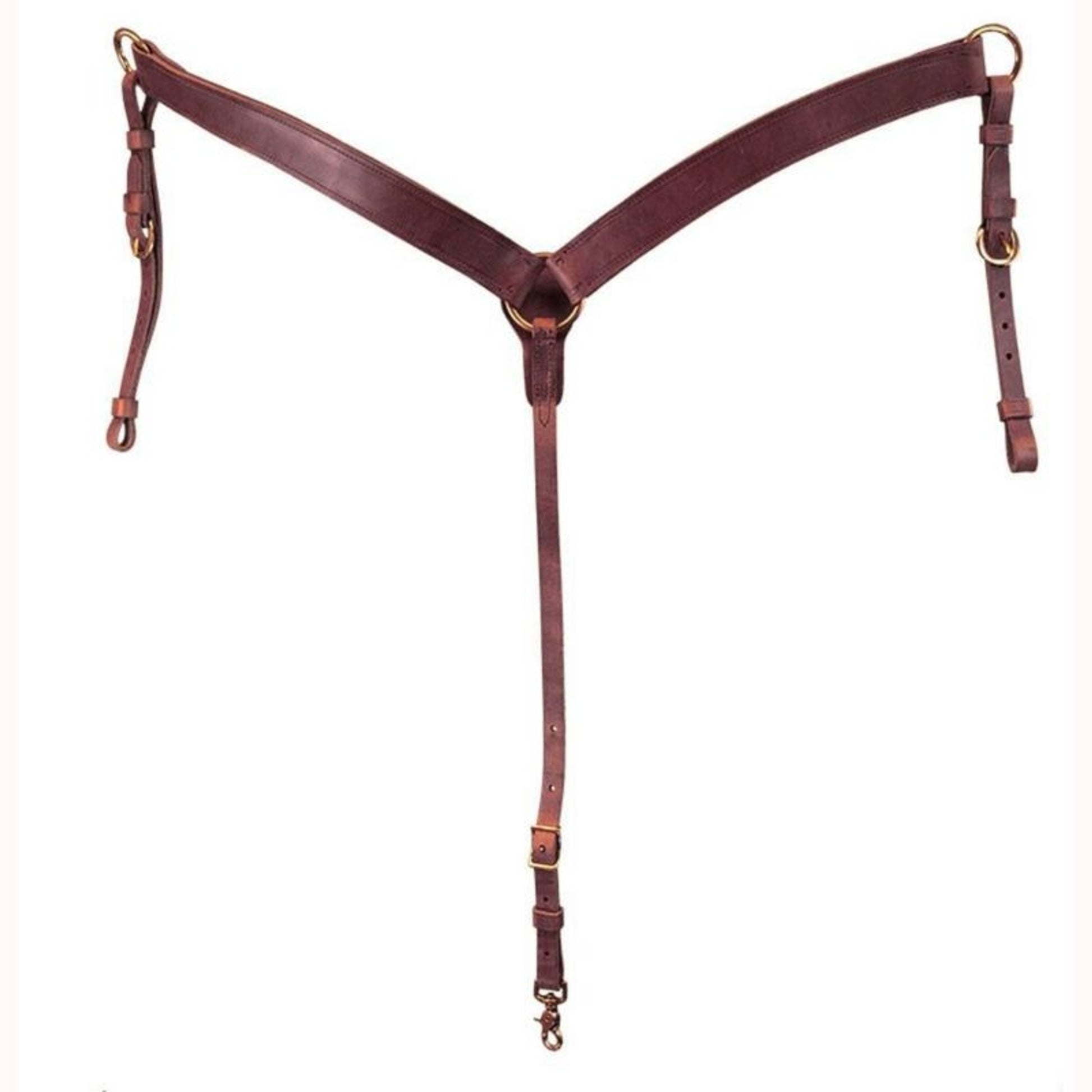 Western Breast Collar Bridle Leather Horse Brown