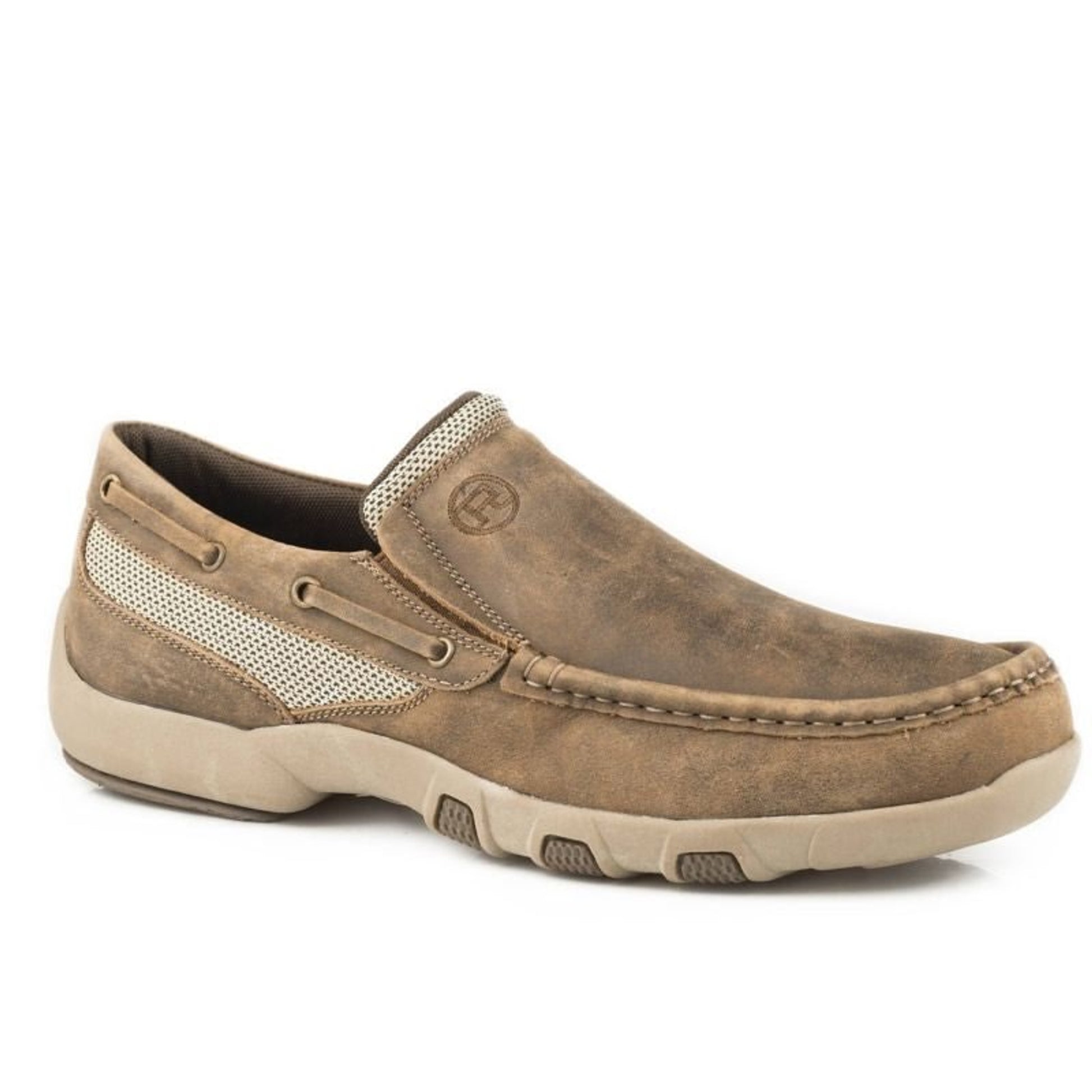 Roper Mens Docks Slip On Shoe 13 VintageBrown