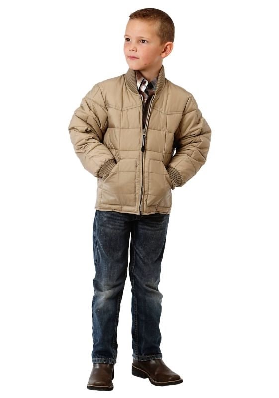 Roper Boys Rangegear Down Jacket MD Brown