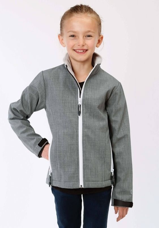 Roper Girls Tech Soft Shell Jacket MD Grey