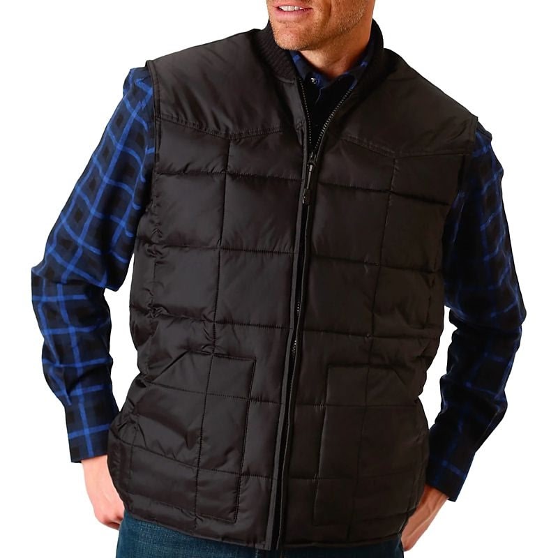 Roper Mens Rangegear Down Vest LG Black