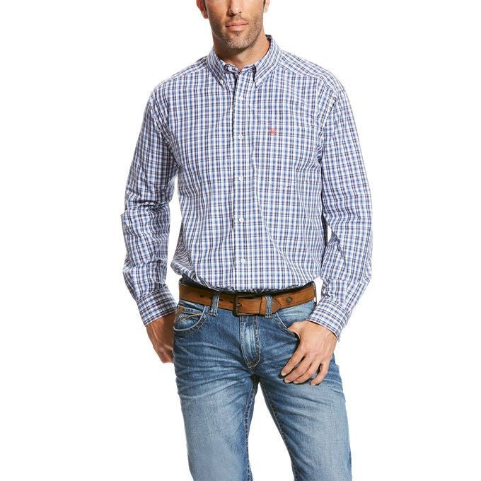Ariat Mens Pro Series Taberias Shirt XXXL White
