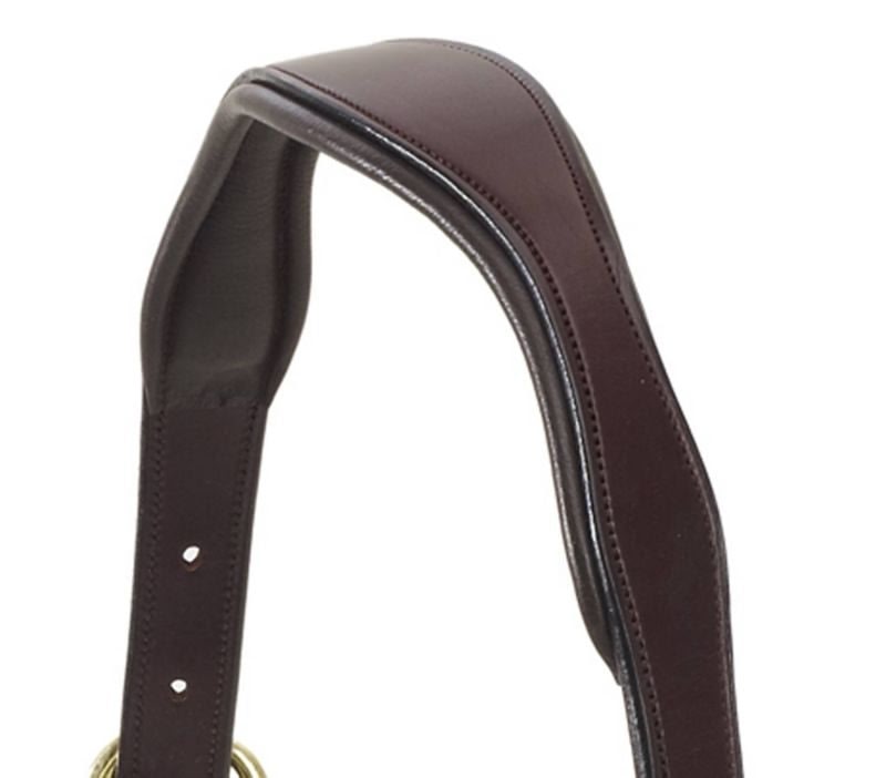 Ovation Ats Padded Halter Crown Piece Horse Brown