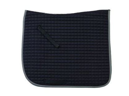 Ovation Pro Square Quilt Dressage Pad Black/Char