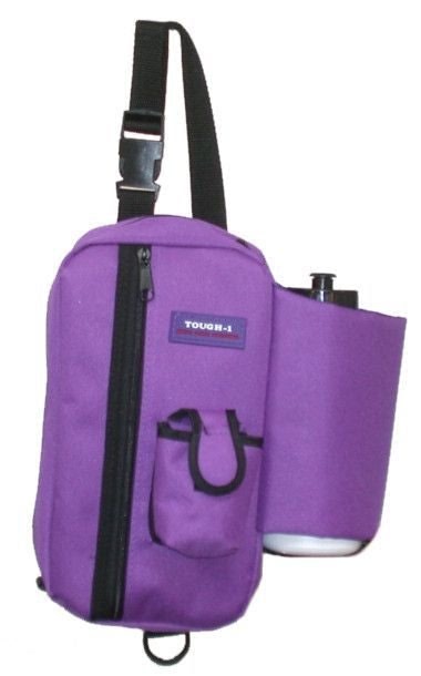 Tough1 Denier Zipper Pouch 11x9 Purple