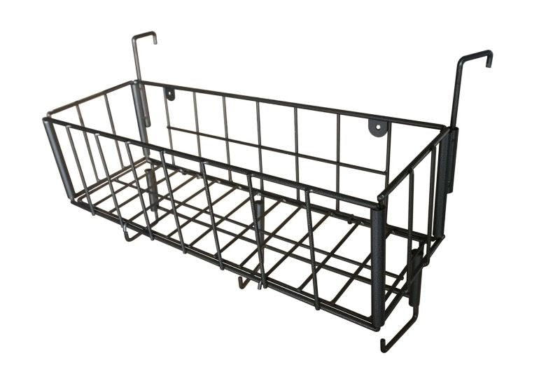 Hanging Basket Rack - Portable / Folding Black