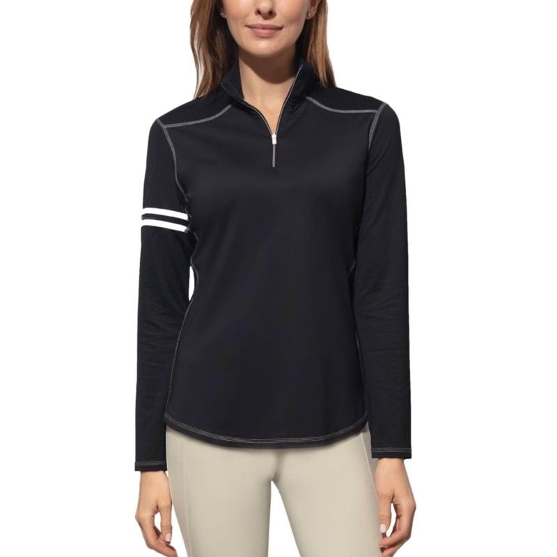 Chestnut Bay Active Rider Sunblocker Shirt L Blk