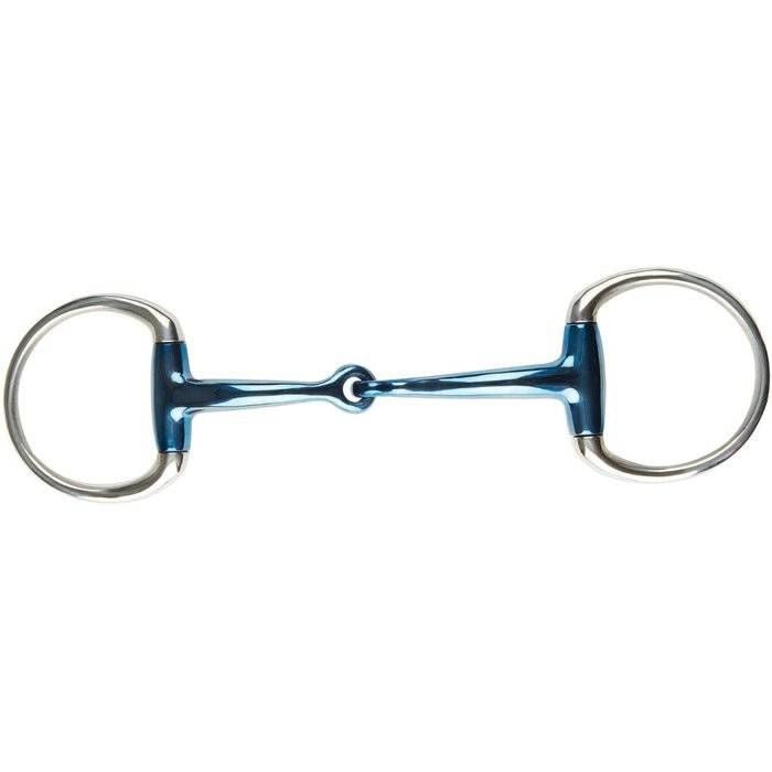 JP Korsteel Blue Steel Eggbutt Snaffle Bit