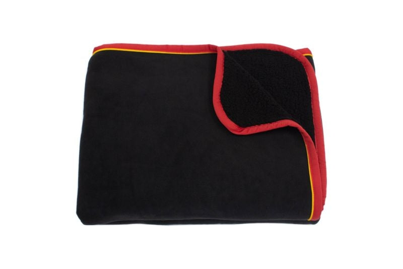 Rambo Softie Throw Black/Red & Yellow