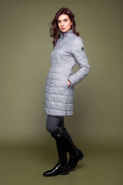 Alessandro Albanese Ladies Insula Quilted Long Coa