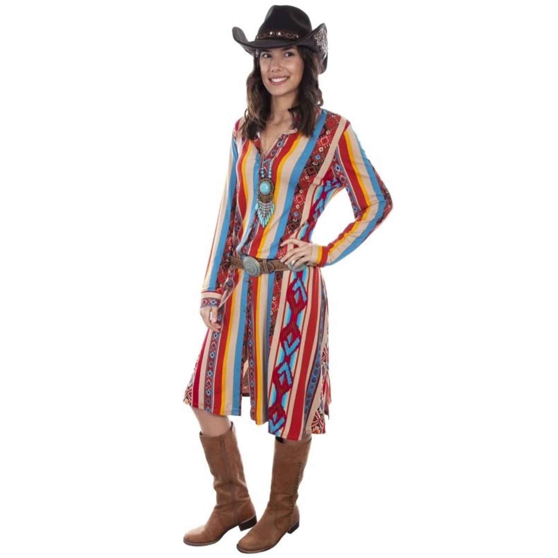 Scully Leather Serape Duster Medium Southwest