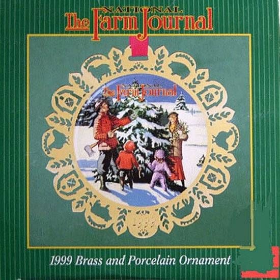 Breyer Farm Journal Brass Picture Ornament