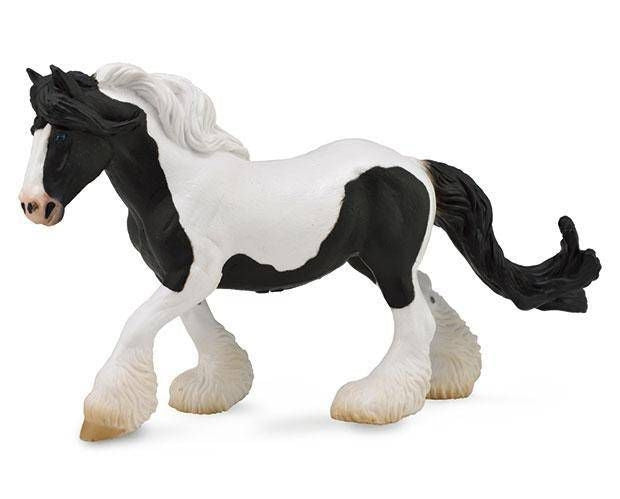 Breyer by CollectA Black White Piebald Gypsy M