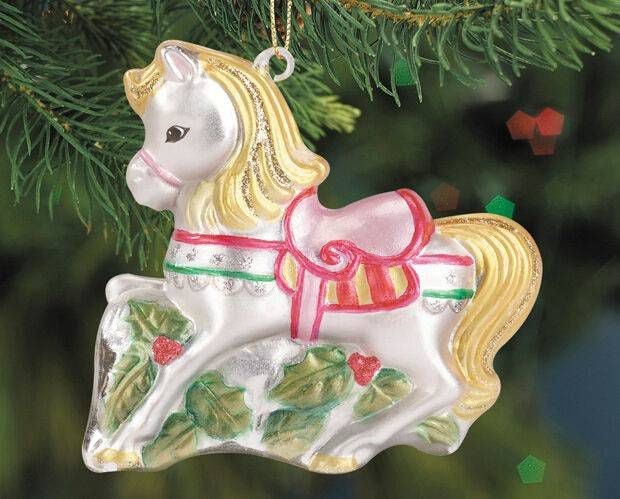 Breyer Blown Glass Ornament Golden Star