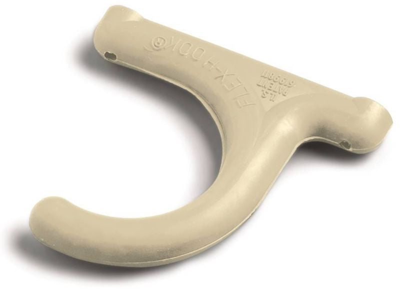Kelley Flex-Hook Hangers Bulk Pack of 50 Almond