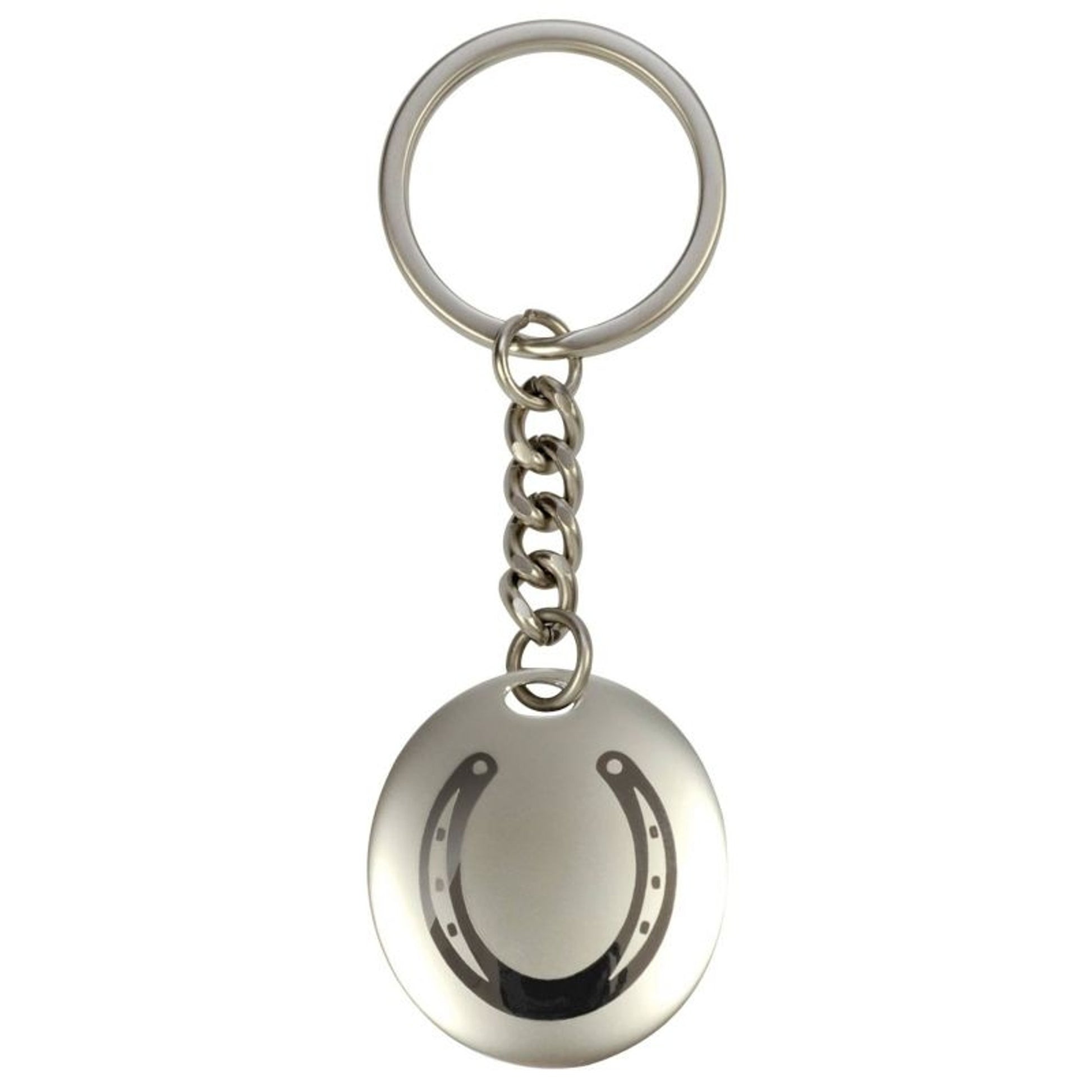 Kelley Horseshoe Keychain Silver