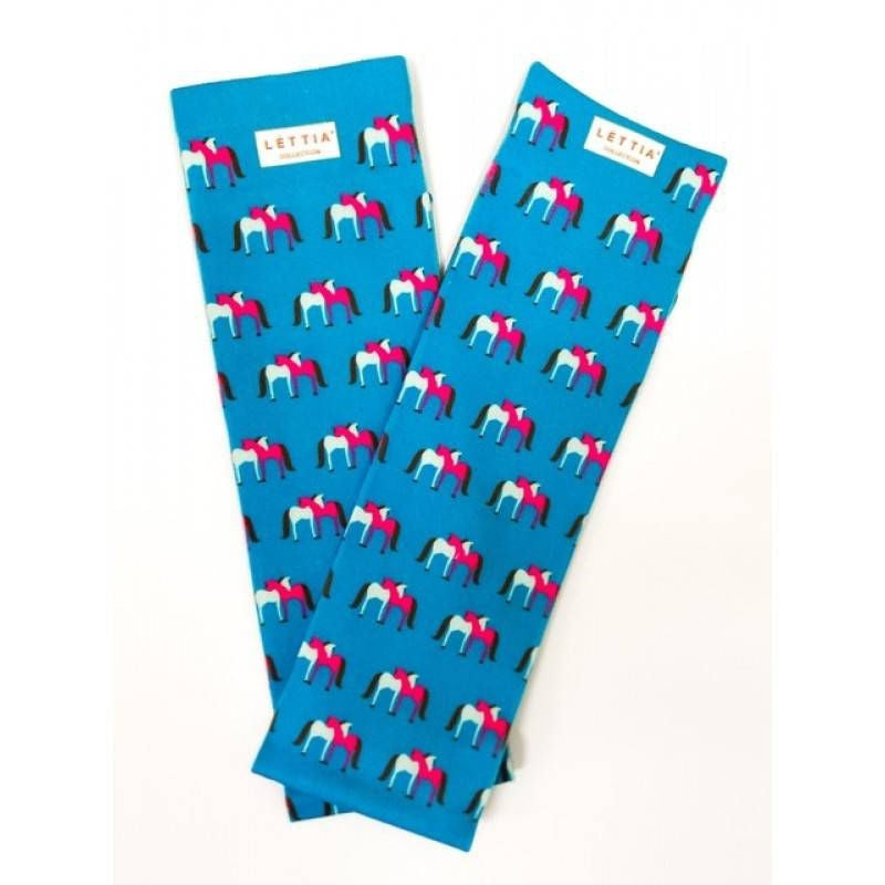Lettia Collection Boot Socks Hugging Horses