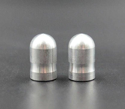 Tech Milan Spurs Replacement Tips Flat Silver