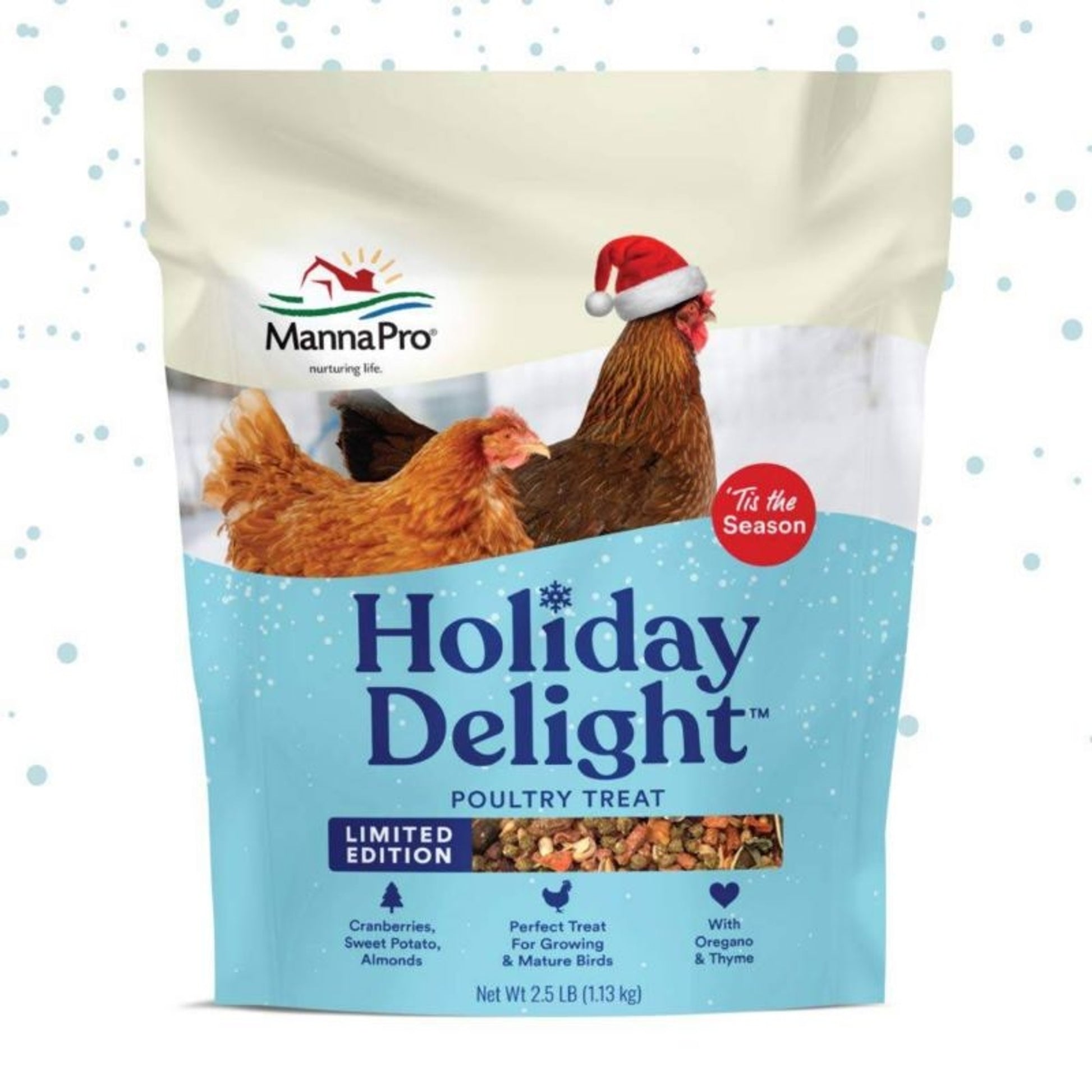 HOLIDAY DELIGHT POULTRY 2.5LB 2.5lb For Growing an