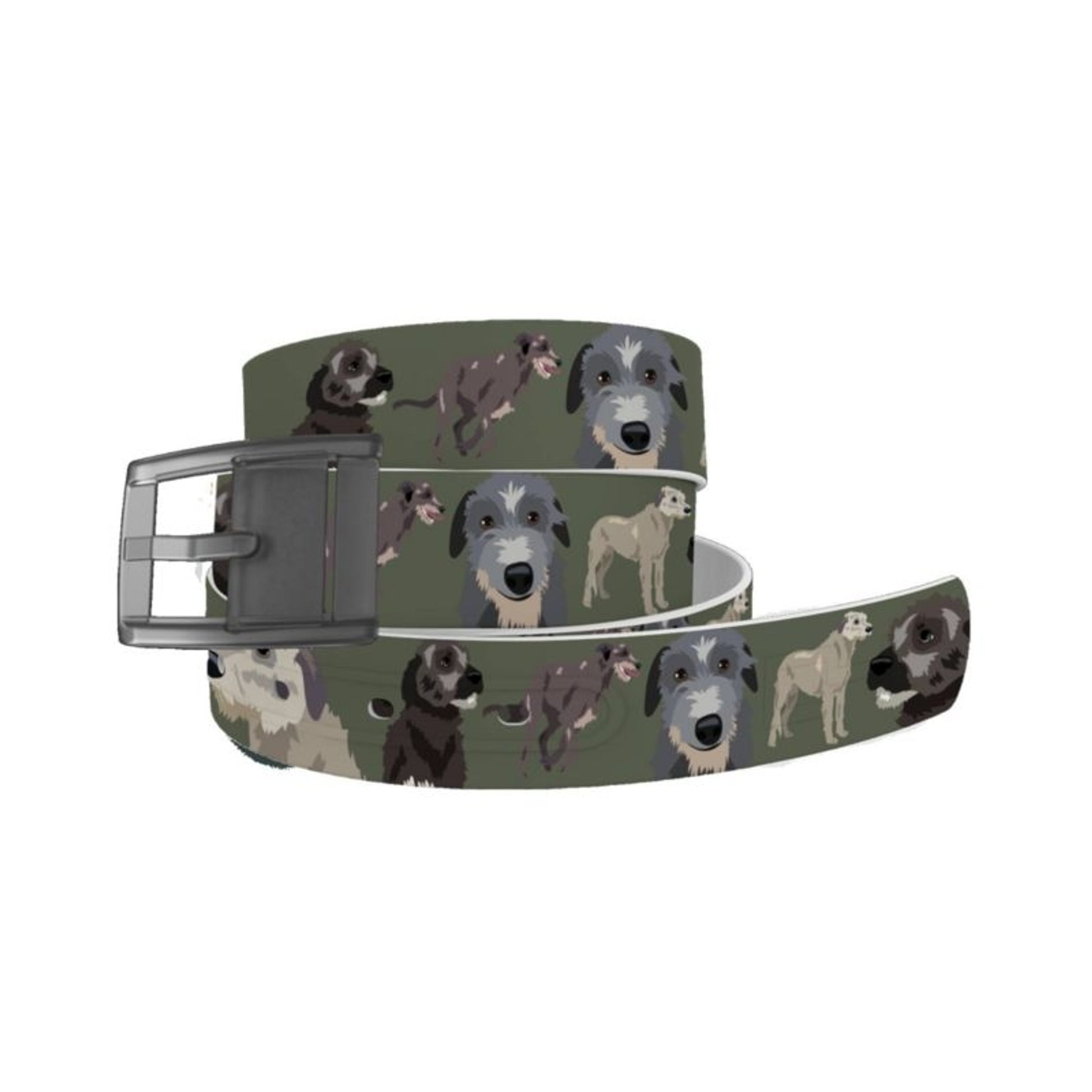 C4 Belt Irish Wolfhound Belt with Grey Buckle One