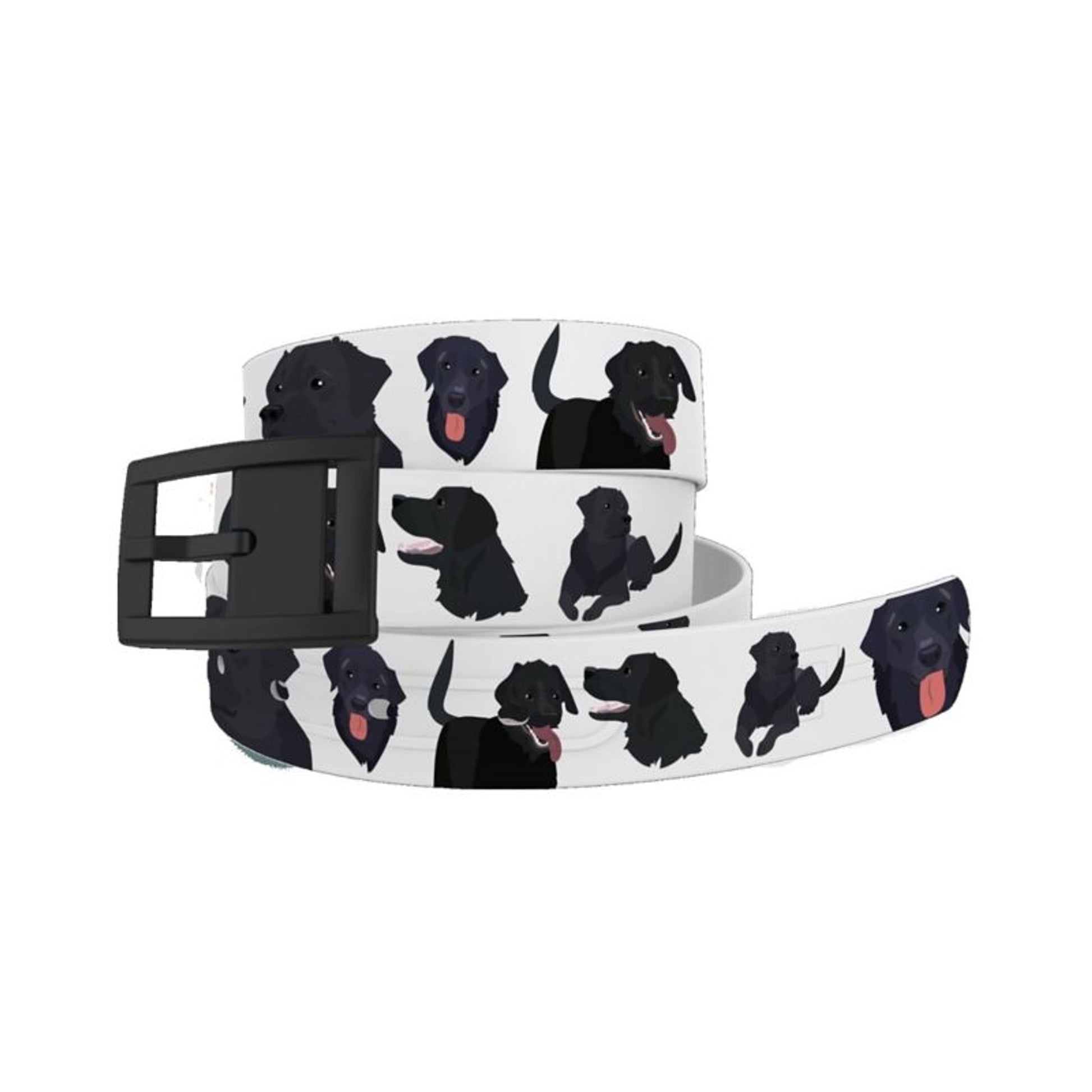 C4 Belt Black Lab Belt with Black Buckle Combo One
