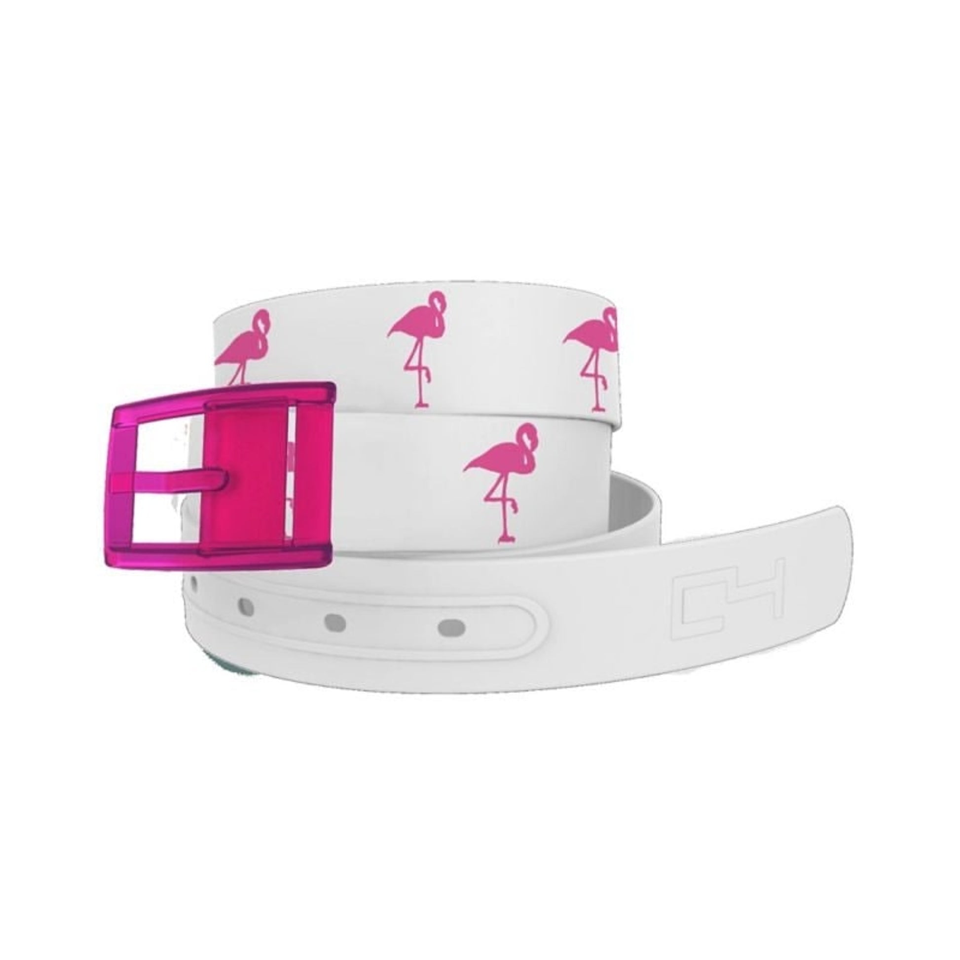 C4 Belt ETA Big Flamingos Belt with Hot Pink Buckl