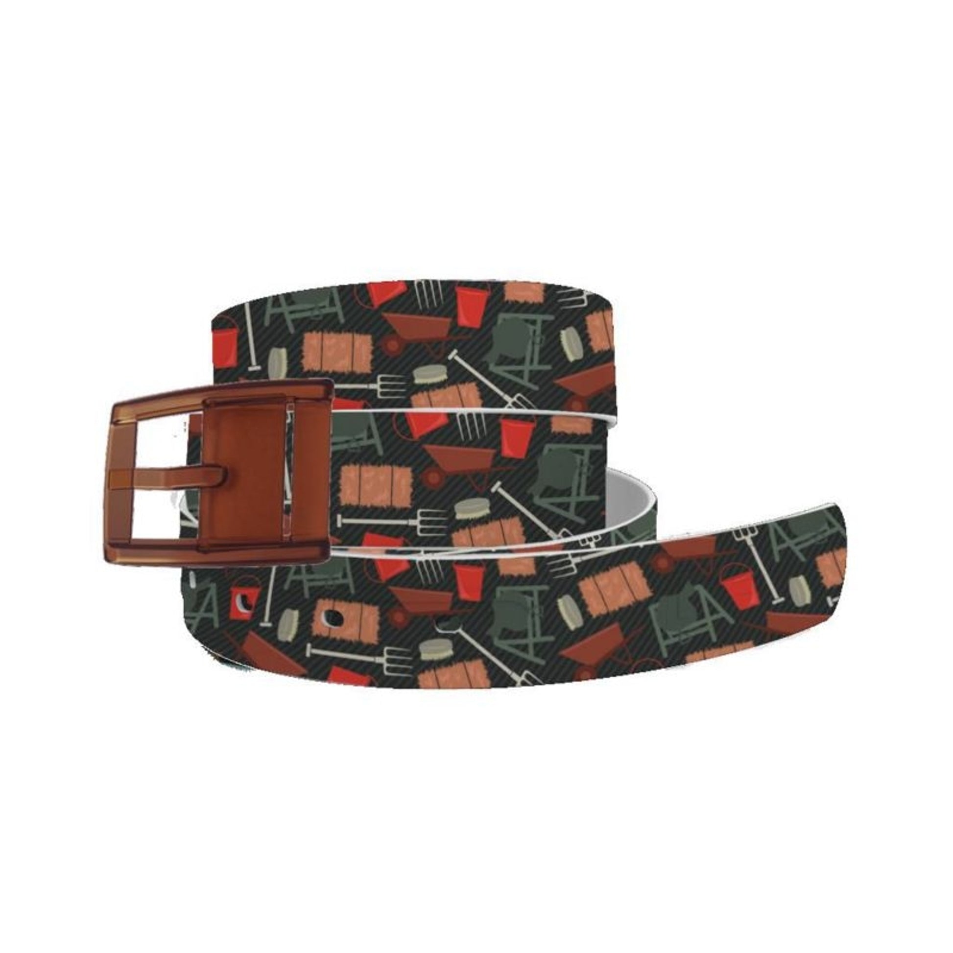 C4 Belt Behind the Scenes Belt with Khaki Buckle O