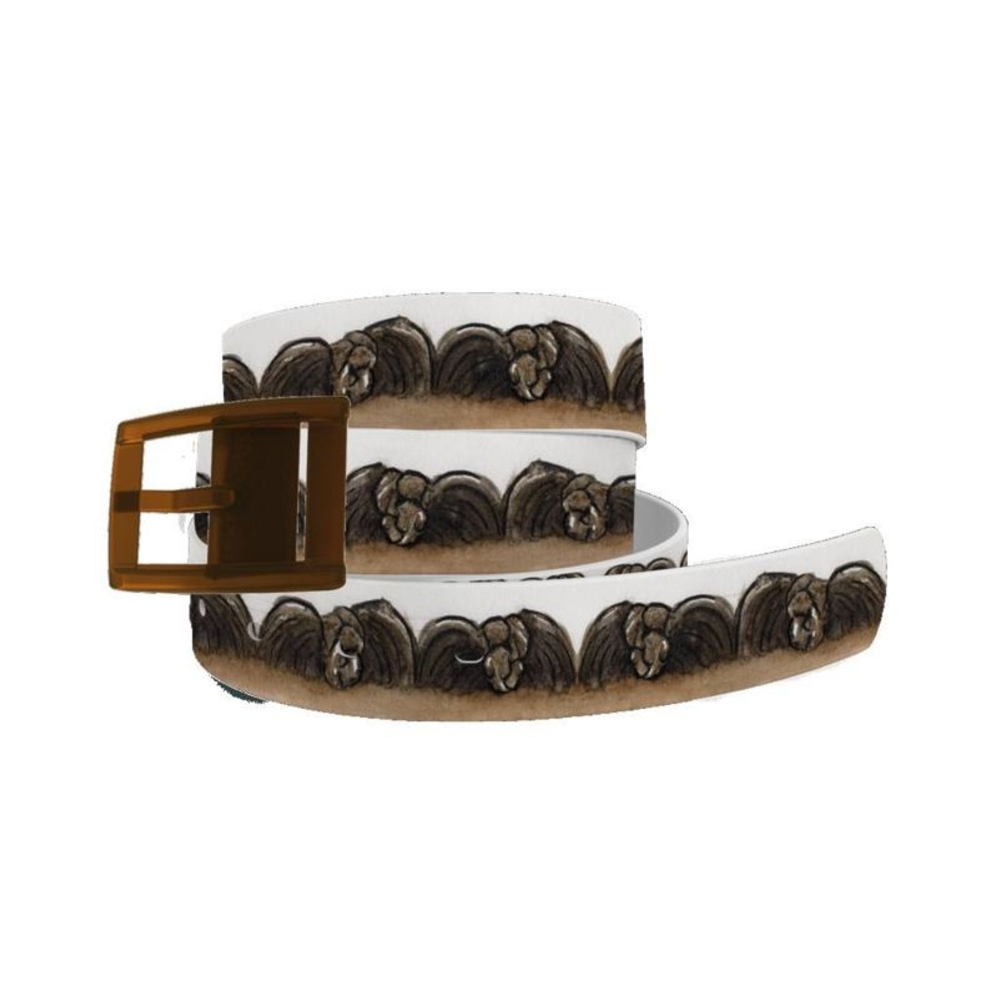 C4 Belt Decidedly Equestrian Button Braid Belt wit