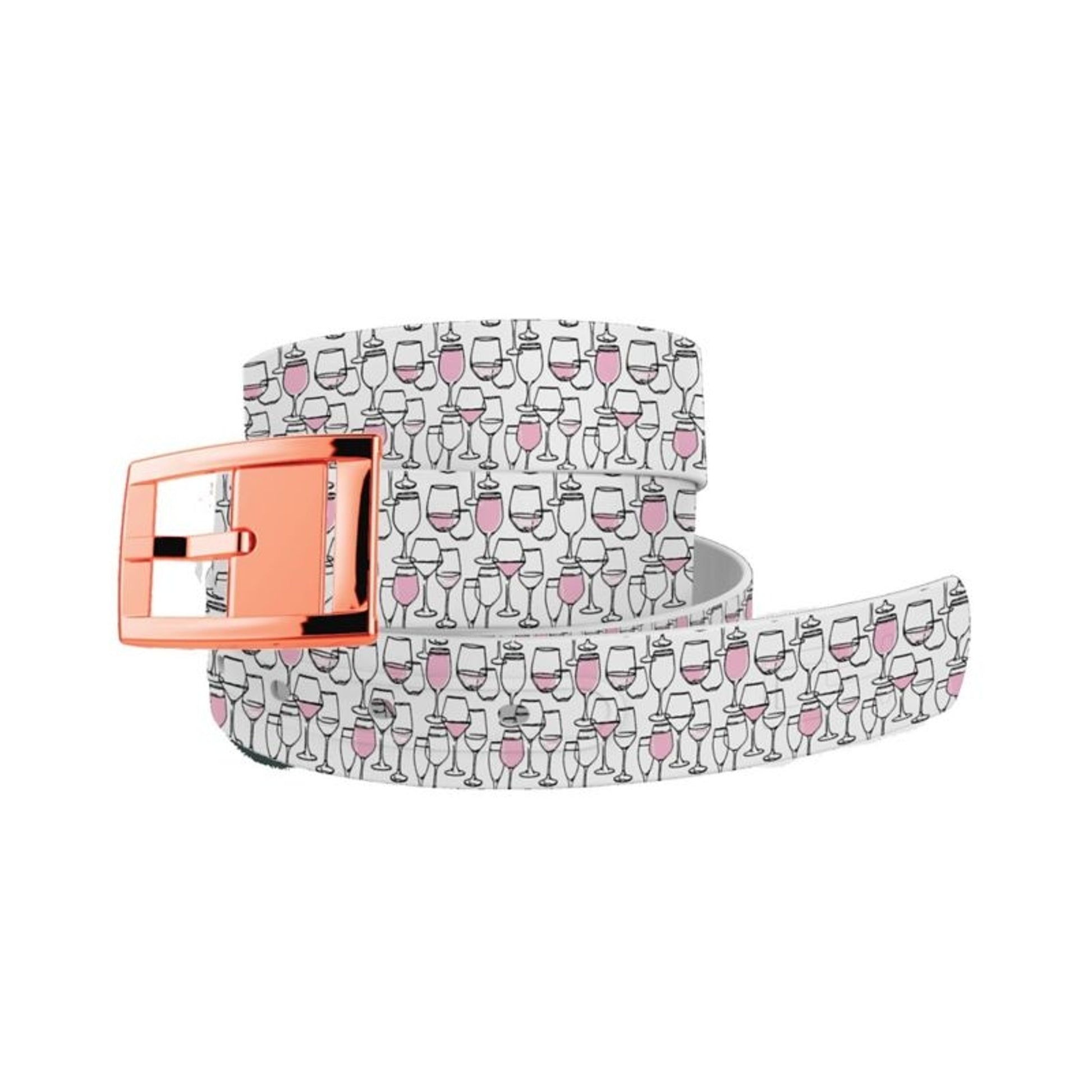 C4 Belt San Soleil Ros Belt with Rose Gold Chrome