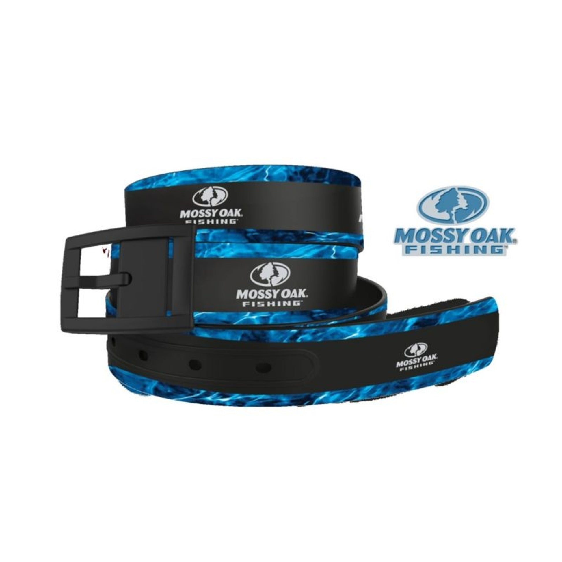 C4 Belt Mossy Oak - Agua Fishing Black Belt with B
