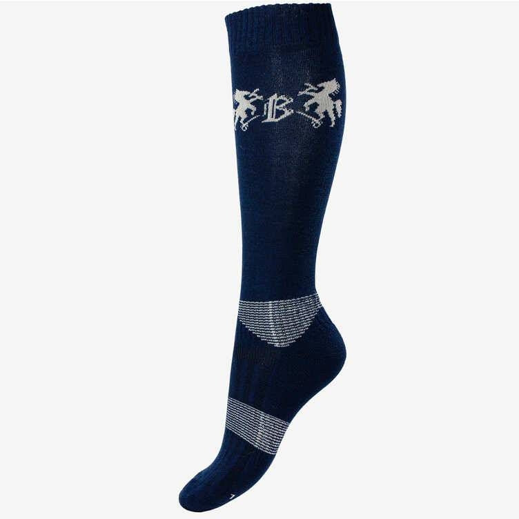 B Vertigo Geox Warm Riding Socks 8.5-10 Dark Navy