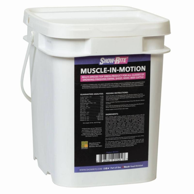 Show-Rite Muscle-In-Motion 20 LB Pail