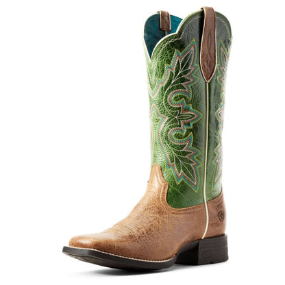 Ariat Ladies Breakout Western Boots 10 Dark Tan/Tr