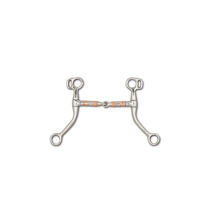 Toklat Swept Back Shank Roller Snaffle 5 Brn