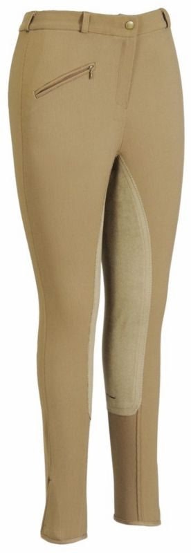 Tuffrider Ladies Ribb Lowrise FS Breech 24 R Brn