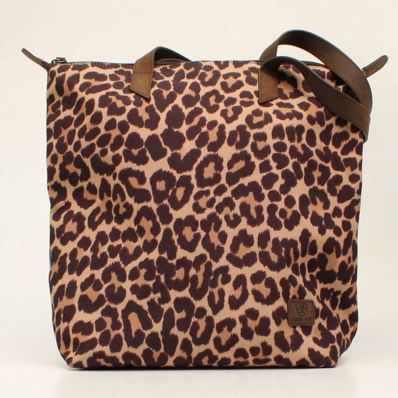 Ariat Cruiser Leopard Matcher Tote 15-1/2 x 6 x 16