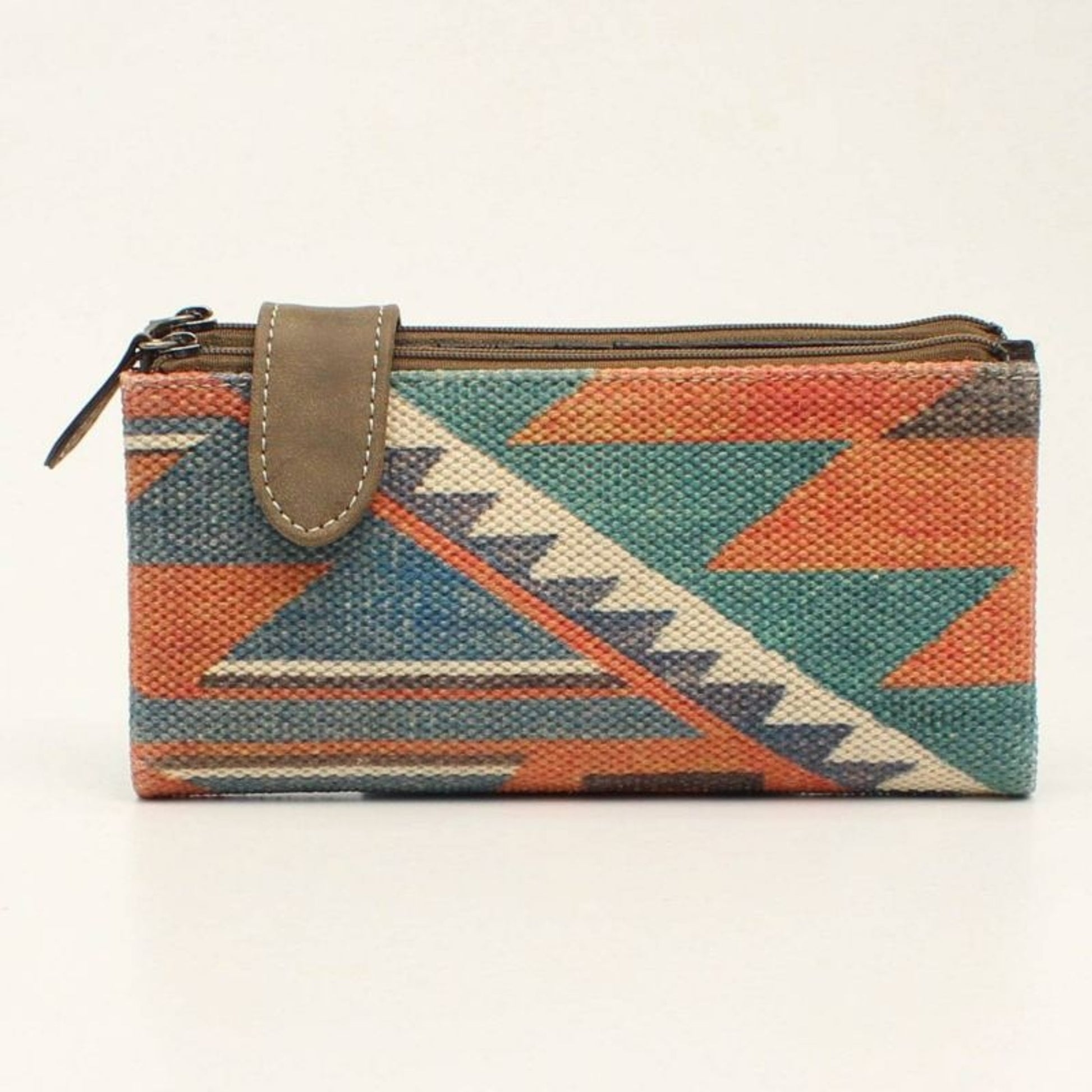 M&F Western Jenni Snap Wallet Brown/Multi